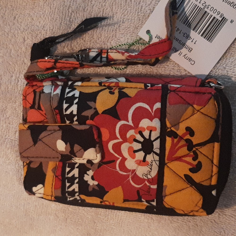 Vera Bradley Carry it All Wristlet Bittersweet Retired